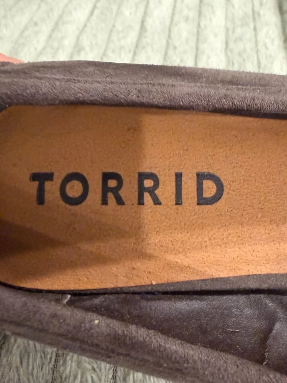 Torrid Size 11 Gray Silver Studded “Smoking” Slip-On Loafers New Without Box